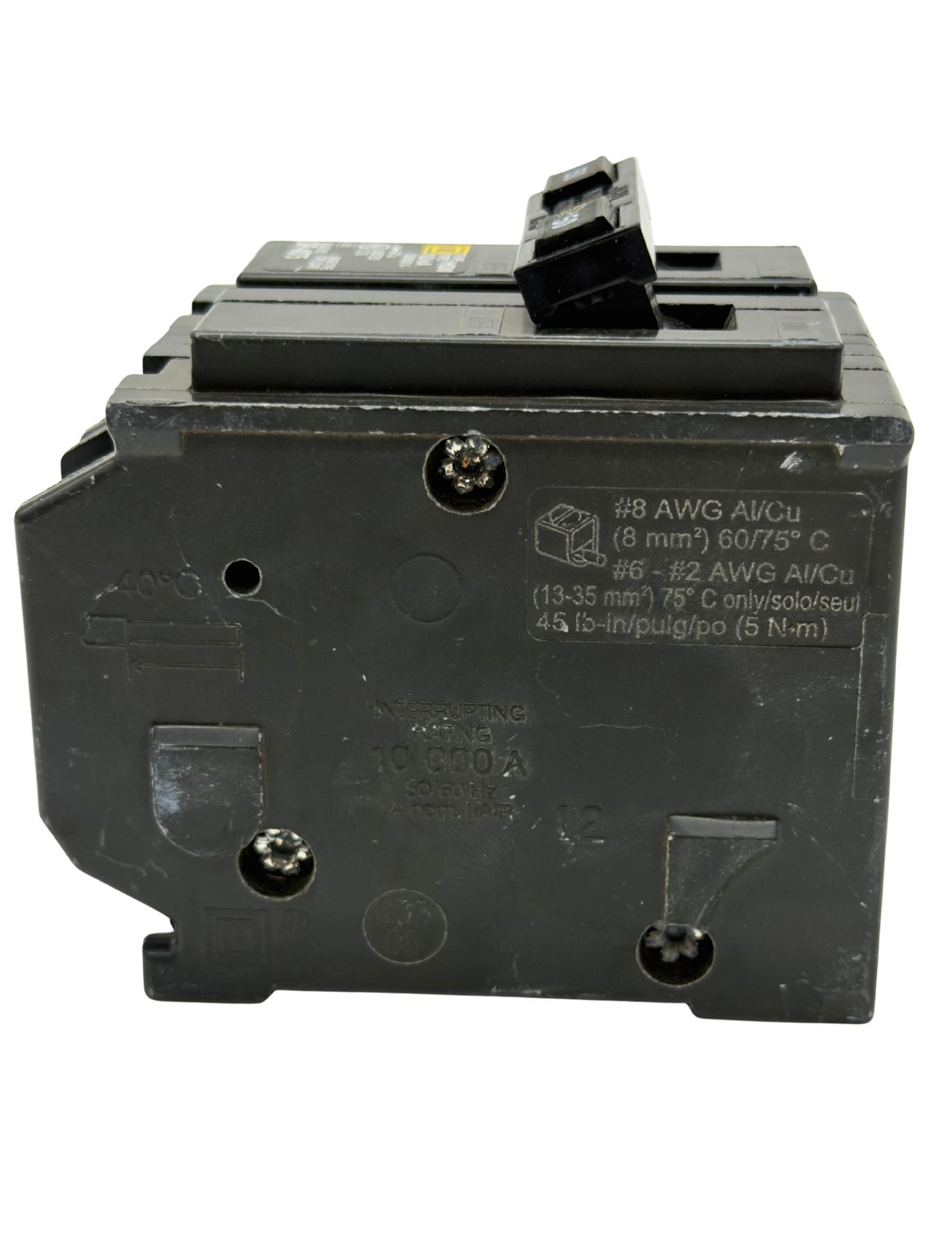 Square D HOM250 50 Amp 2-Pole Circuit Breaker – Plug-On, UL Listed, New
