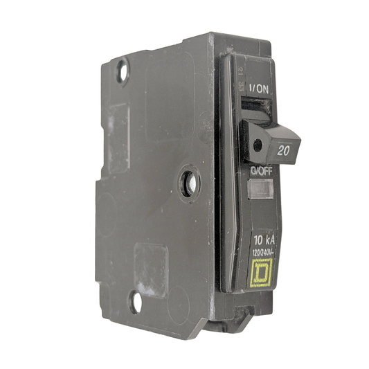 Square D QO120 20A 1-pole QO plug-on circuit breaker