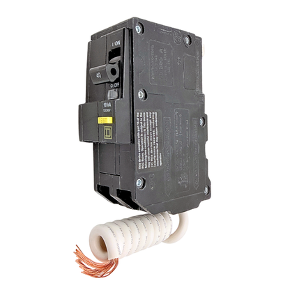 Square D QO240GFI 40 Amp 2-Pole GFCI Breaker, QO Plug-On Qwik-Gard – Hot Tub & Spa