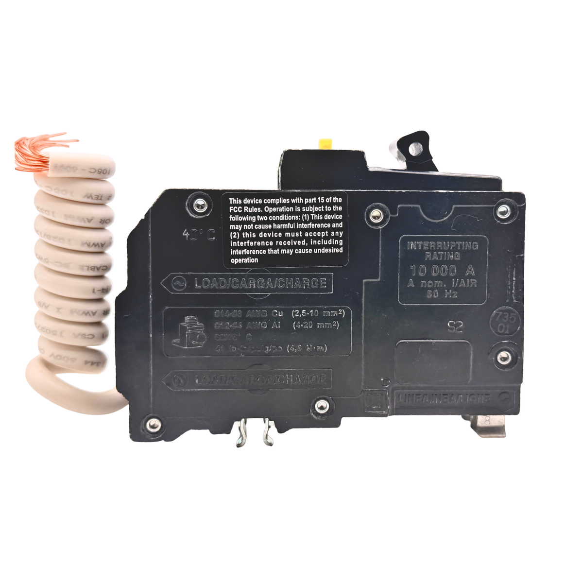 Square D QO240GFI 40 Amp 2-Pole GFCI Breaker, QO Plug-On Qwik-Gard – Hot Tub & Spa