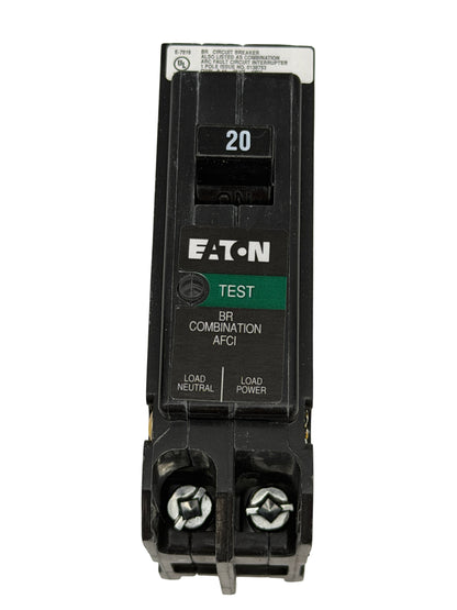 Eaton BRP120AF 20 Amp 1-Pole AFCI Plug-On Circuit Breaker – UL Listed, Residential Use