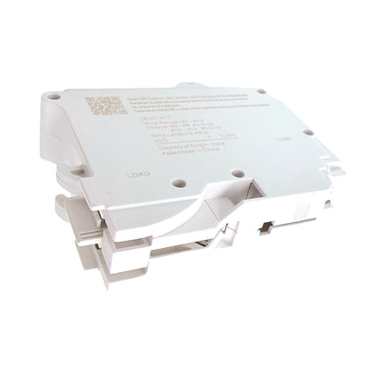 Leviton LB120-AFT 20A 1-pole AFCI plug-on circuit breaker, side view