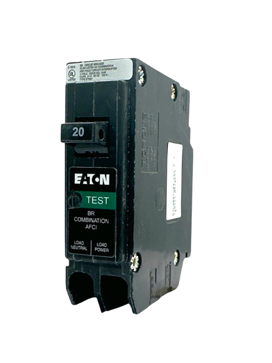Eaton BRP120AF 20 Amp 1-Pole AFCI Plug-On Circuit Breaker – UL Listed, Residential Use