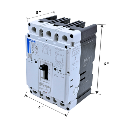 Eaton PDG23M0050TFFL dimensions 4 x 6 x 3 inches